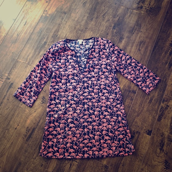 flamingo swimsuit cover up